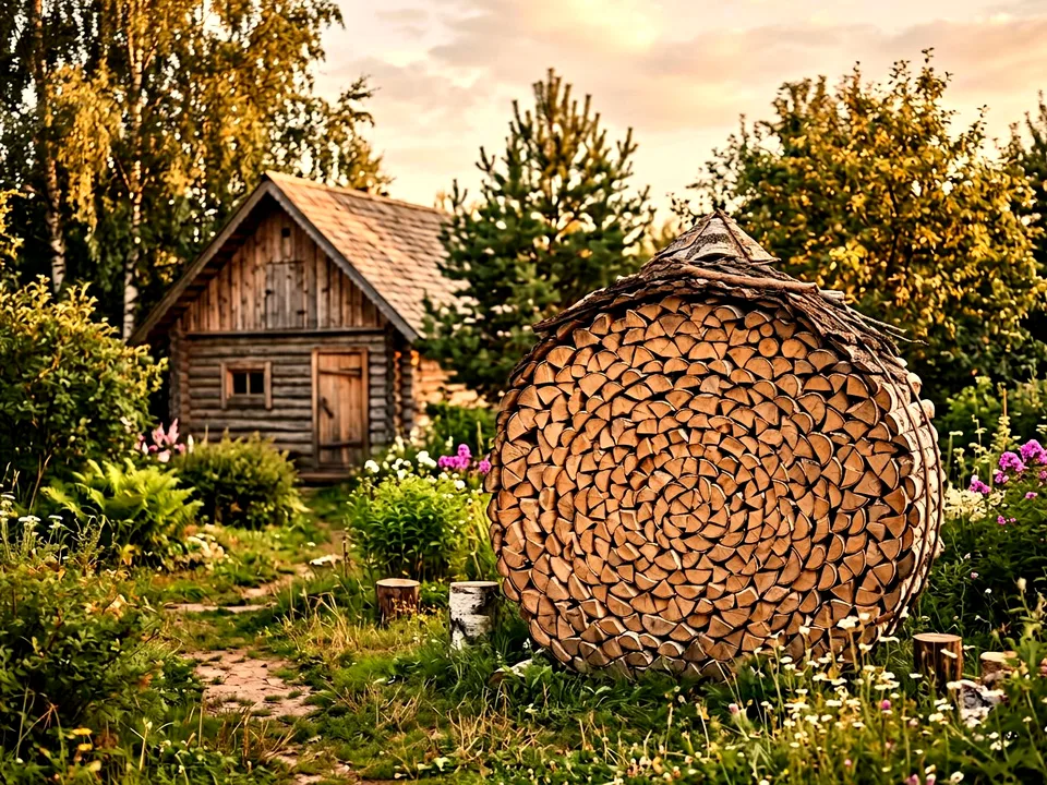 Дуб + укладка в дровник, Миасс, переулок Новая, 27В